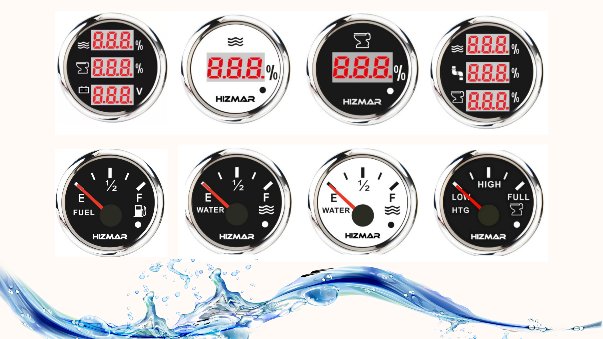 Pratik ve Güvenilir Karavan Su ve Atık Su Seviye Göstergeleri 