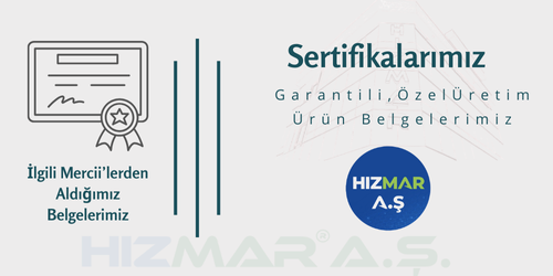 Hızmar Sertifikalarımız