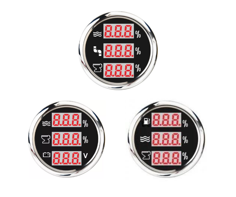 Triple Digital Display