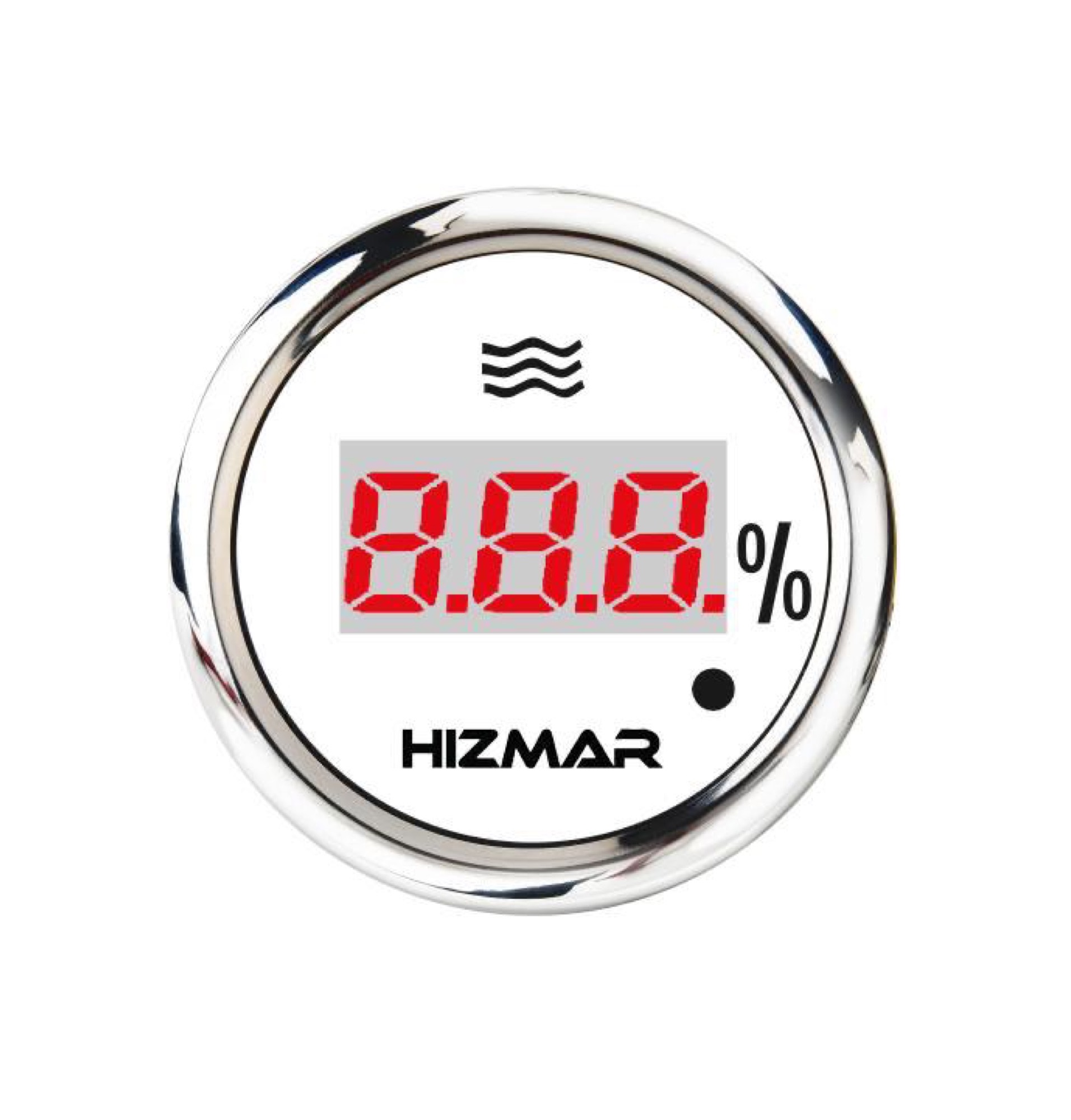 White Digital Water Level Indicator