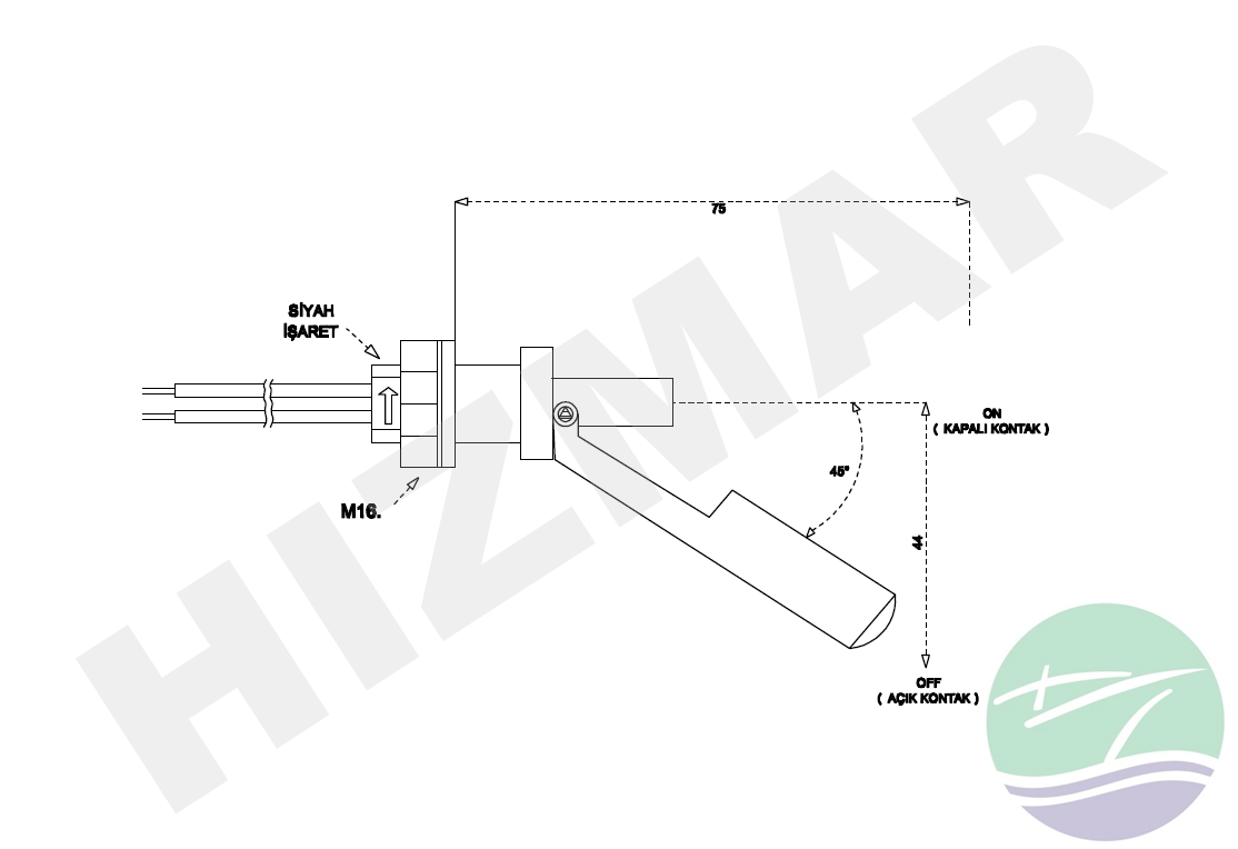 HLS 12 - Pvc Side Mount Sensor